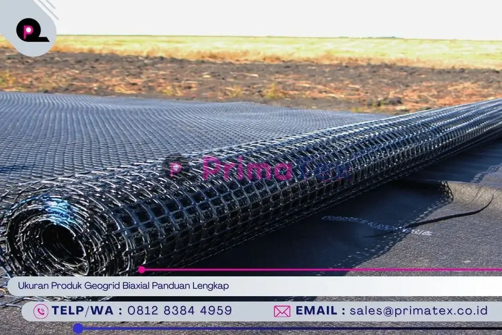 Ukuran Produk Geogrid Biaxial Panduan Lengkap
