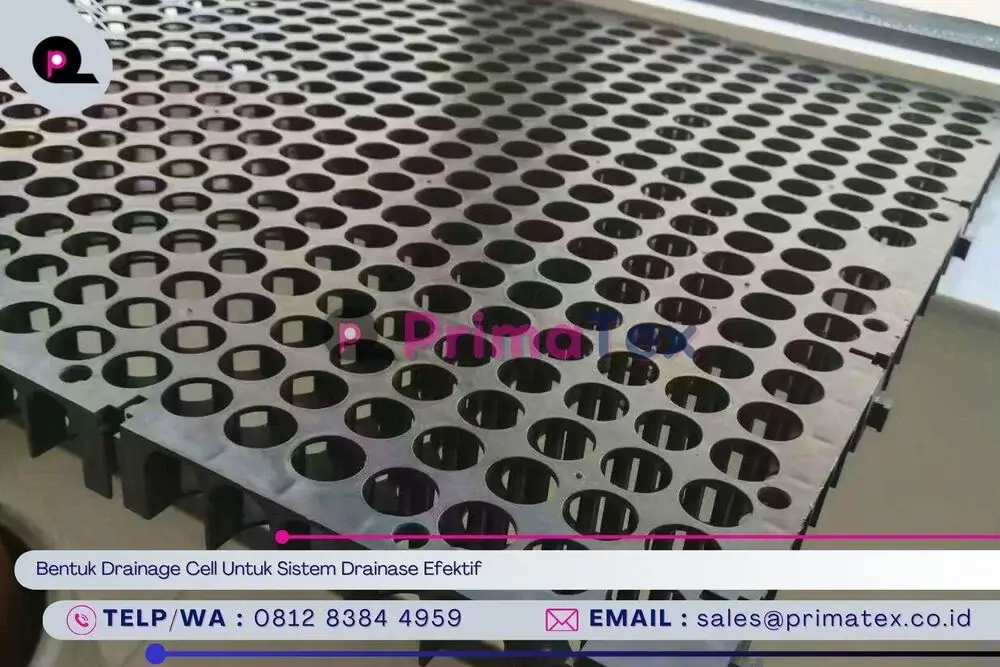 Bentuk Drainage Cell Untuk Sistem Drainase Efektif