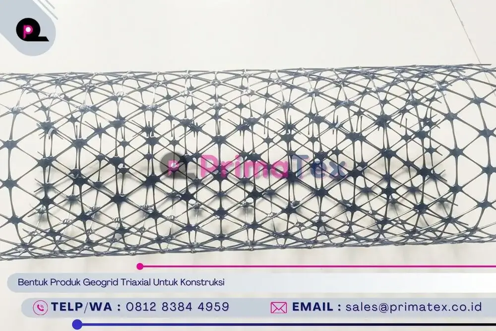 Bentuk Produk Geogrid Triaxial Untuk Konstruksi
