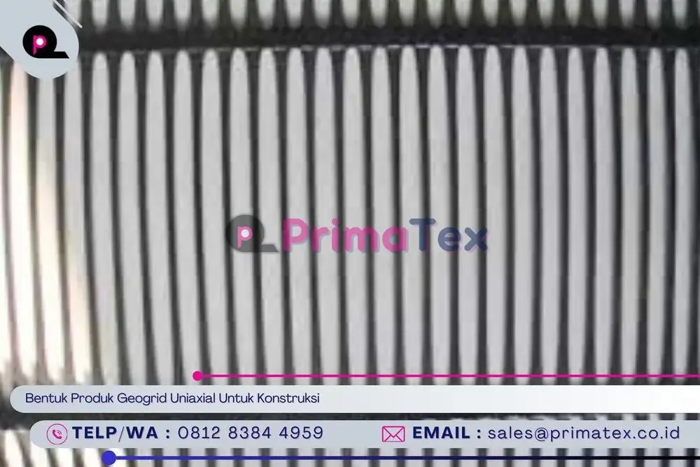 Bentuk Produk Geogrid Uniaxial Untuk Konstruksi