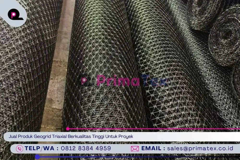 Jual Produk Geogrid Triaxial Berkualitas Tinggi Untuk Proyek