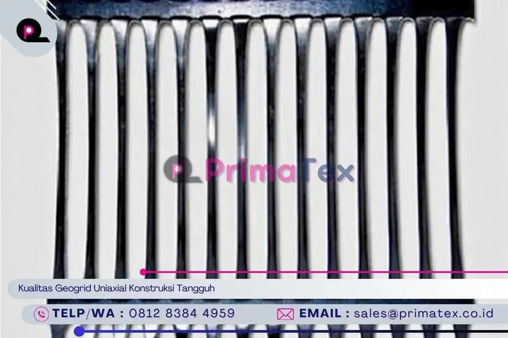 Kualitas Geogrid Uniaxial Konstruksi Tangguh