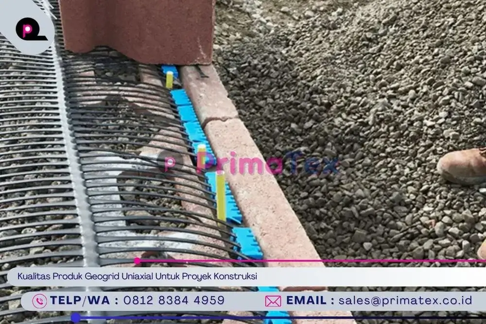 Kualitas Produk Geogrid Uniaxial Untuk Proyek Konstruksi