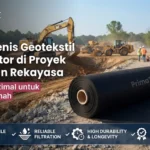 Fungsi Jenis Geotekstil Stabilisator di Proyek Bangunan