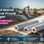 Geotekstil Warna Putih untuk Proyek Lingkungan