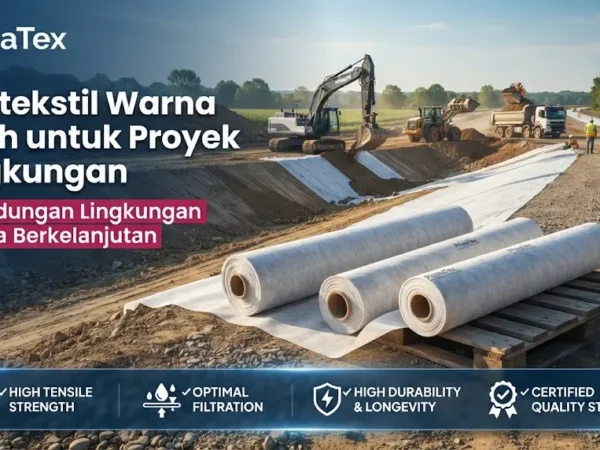 Geotekstil Warna Putih untuk Proyek Lingkungan