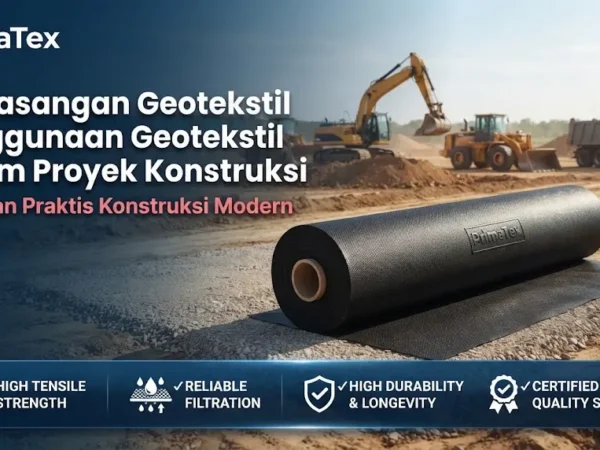 Pemasangan Geotekstil