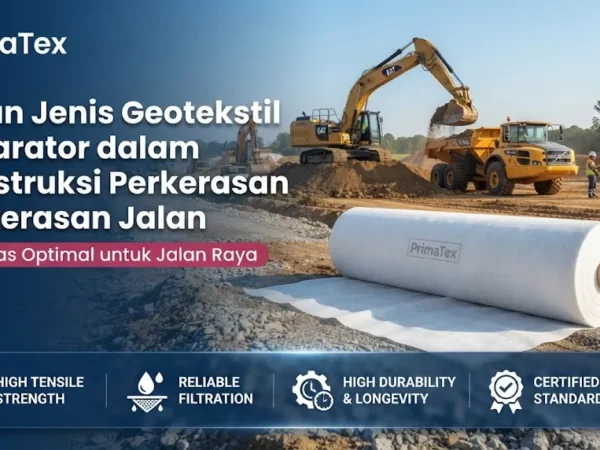 Peran Jenis Geotekstil Separator dalam Konstruksi
