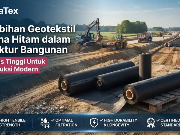 Kelebihan Geotekstil Warna Hitam dalam Struktur Bangunan