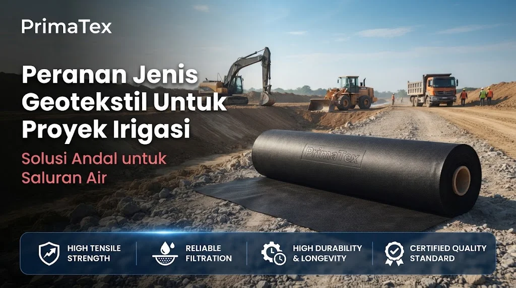 Peranan Jenis Geotekstil Untuk Proyek Irigasi